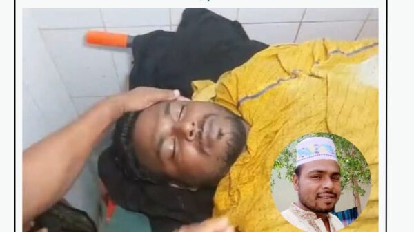 A young man died in a lightning strike in Bagerhat's Sharankhola