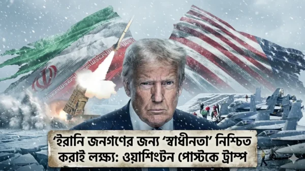 ইরানি জনগণের জন্য 'স্বাধীনতা' নিশ্চিত করাই লক্ষ্য: ওয়াশিংটন পোস্টকে ট্রাম্প