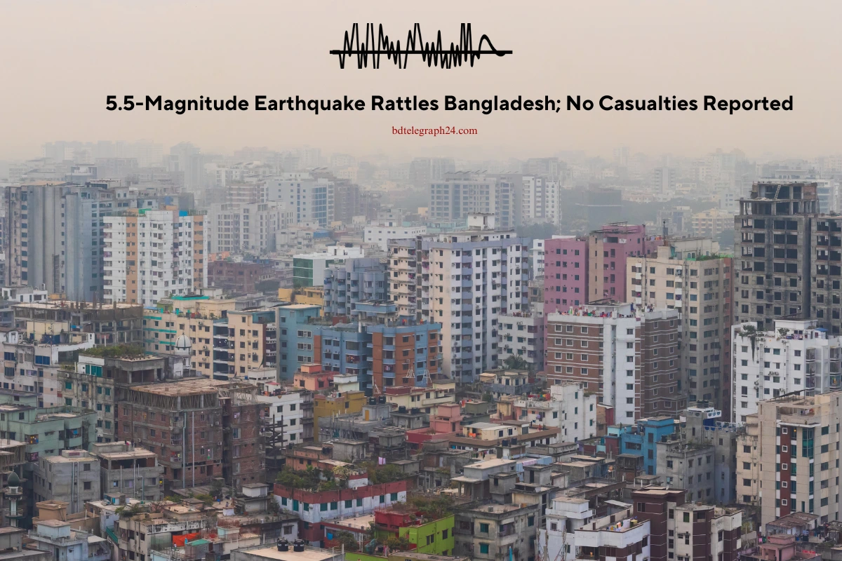 5.5-Magnitude Earthquake Rattles Bangladesh; No Casualties Reported