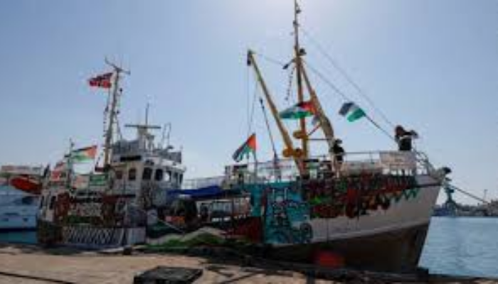 World’s Largest Humanitarian Flotilla Sets Sail for Gaza World’s Largest Humanitarian Flotilla Sets Sail for Gaza