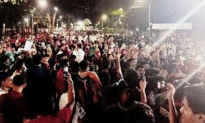 DU Students Stage Midnight Protest Demanding Ban on Hall Politics