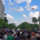 ear gas, sound grenades fired as students push through barricades in Dhaka