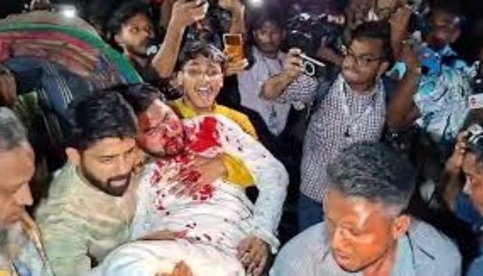 Bleeding and unconscious, Nur rushed to hospital after violent clashes Bleeding and unconscious, Nur rushed to hospital after violent clashes