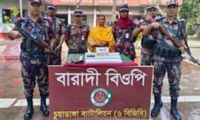 Tk 5.9 Million Worth of Gold Seized from Woman in Chuadanga