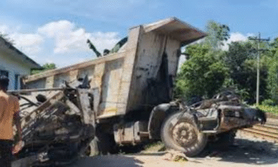 Two killed as Panchagarh Express collides with truck in Gazipur