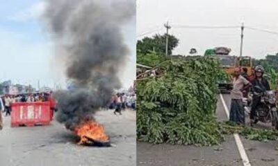 Road blockade in Bhanga over constituency shift paralyzes 21 districts