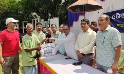 Tk 5 “Puja Bazaar” brings joy to 300 poor Hindu families in Thakurgaon