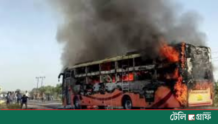 At least 20 killed as bus catches fire in Rajasthan’s Jaisalmer At least 20 killed as bus catches fire in Rajasthan’s Jaisalmer
