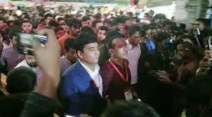 Chhatra Dal Protests at DMCH After Shooting of Candidate Hadi